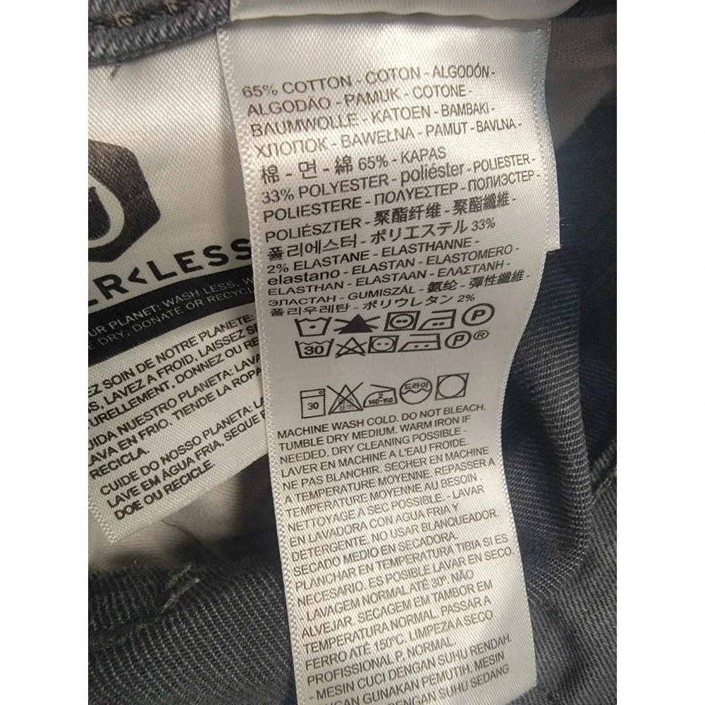 Levi's 541 Athletic Taper Jeans Grey Size 33x30 (Measured 28.5